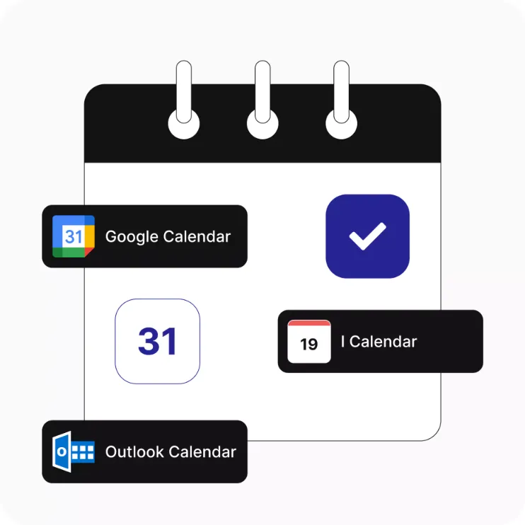 Easily Book with providers - Google Calendar & iCal,Outlook Calendar(Coming Soon)